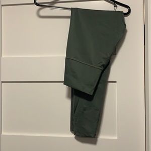 AERIE metallic green high waist leggings